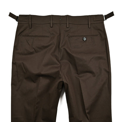 BERWICH "RETRO LONG" ストレッチコットン ワンタックパンツ｜424784 - 46｜GUARDAROBA MILANO OFFICIAL STORE