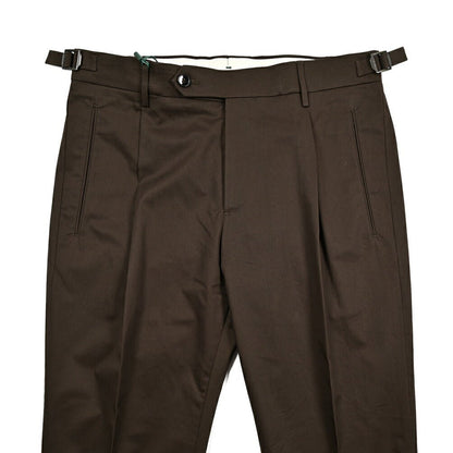 BERWICH "RETRO LONG" ストレッチコットン ワンタックパンツ｜424784 - 46｜GUARDAROBA MILANO OFFICIAL STORE