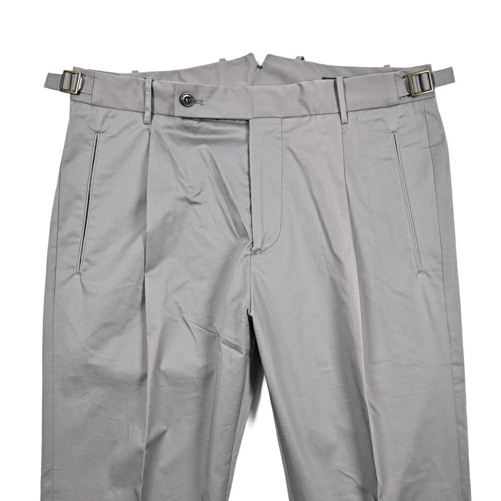 BERWICH "RETRO LONG" ストレッチコットン ワンタックスラックス｜425025 - 46｜GUARDAROBA MILANO OFFICIAL STORE