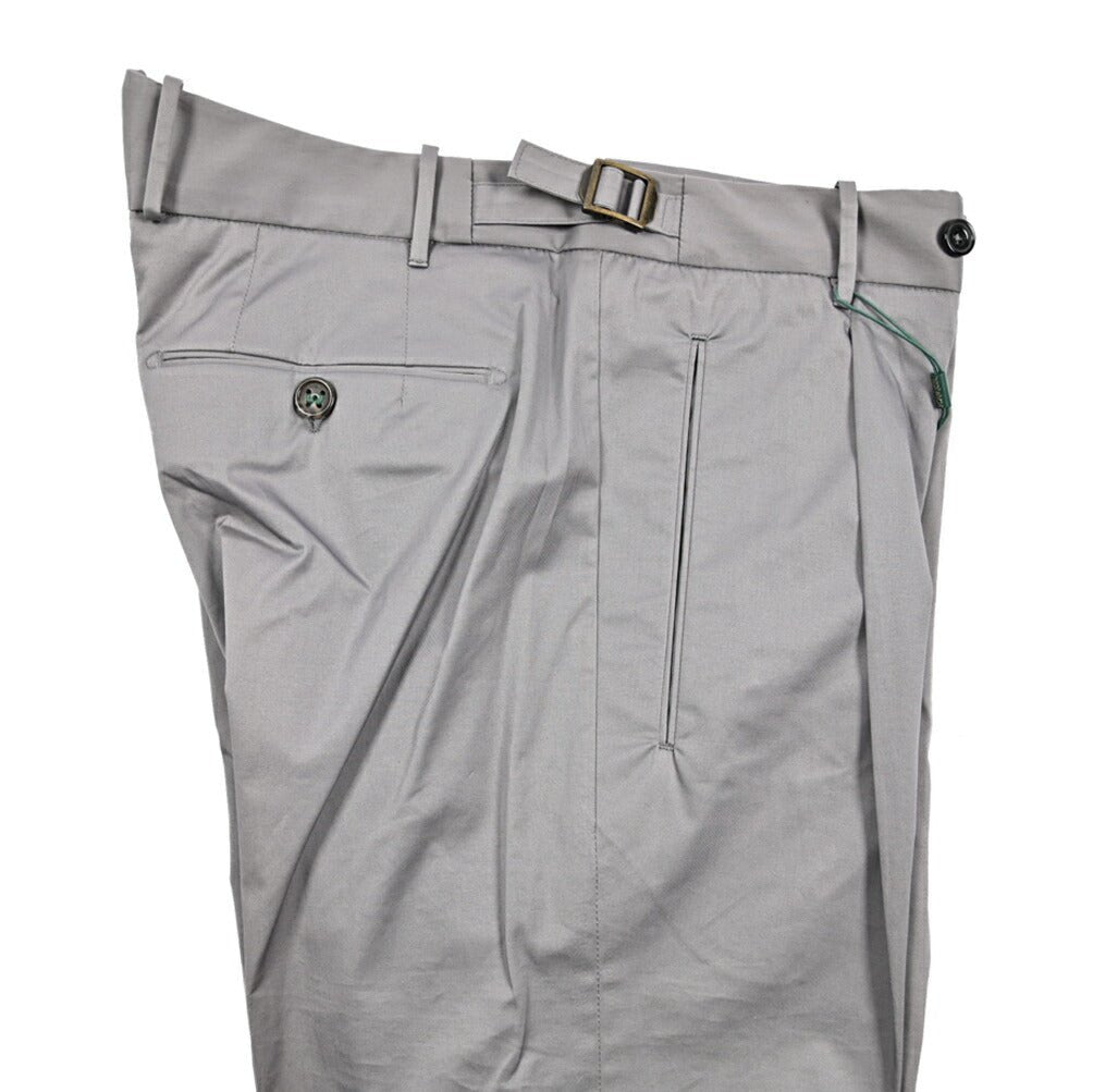 BERWICH "RETRO LONG" ストレッチコットン ワンタックスラックス｜425025 - 46｜GUARDAROBA MILANO OFFICIAL STORE
