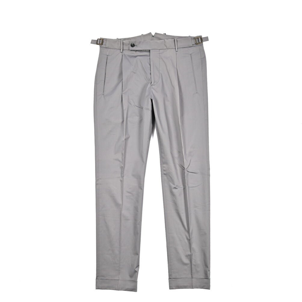 BERWICH "RETRO LONG" ストレッチコットン ワンタックスラックス｜425025 - 46｜GUARDAROBA MILANO OFFICIAL STORE