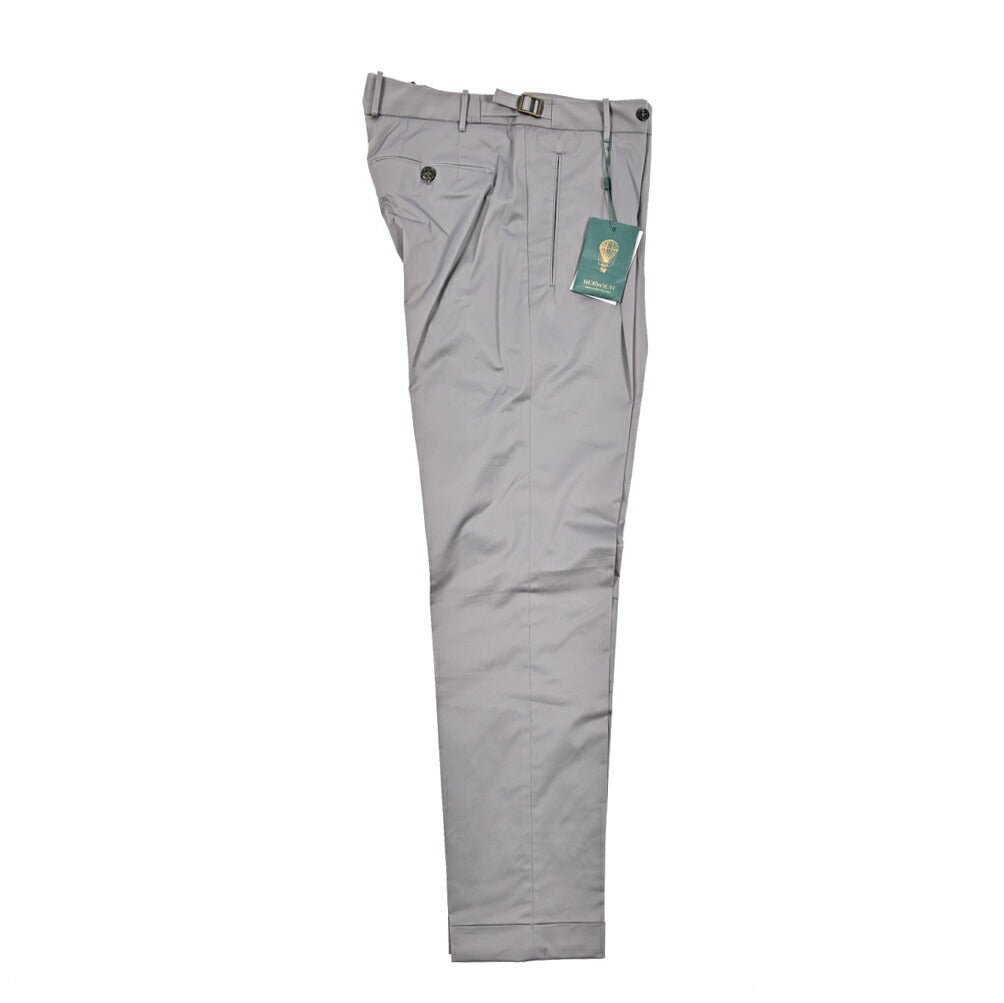 BERWICH "RETRO LONG" ストレッチコットン ワンタックスラックス｜425025 - 46｜GUARDAROBA MILANO OFFICIAL STORE