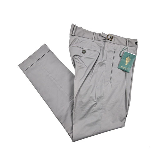 BERWICH "RETRO LONG" ストレッチコットン ワンタックスラックス｜425025 - 46｜GUARDAROBA MILANO OFFICIAL STORE