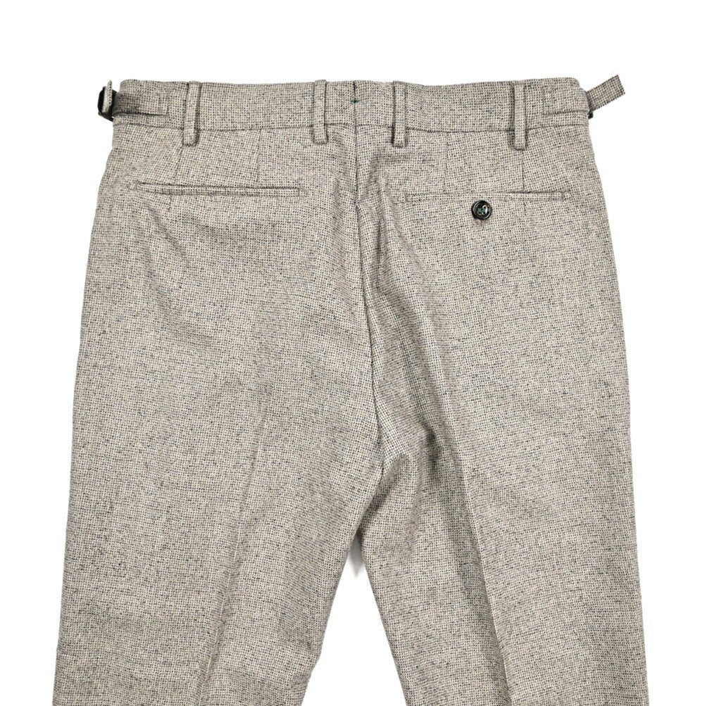 BERWICH “RETRO LONG” ストレッチウール ワンタックスラックス ベージュ(beige) 44 | GUARDAROBA MILANO OFFICIAL STORE