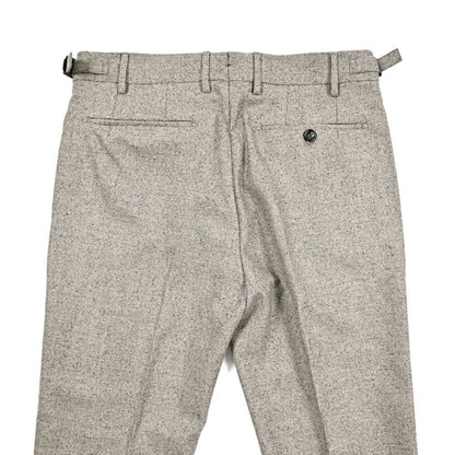 BERWICH “RETRO LONG” ストレッチウール ワンタックスラックス ベージュ(beige) 44 | GUARDAROBA MILANO OFFICIAL STORE