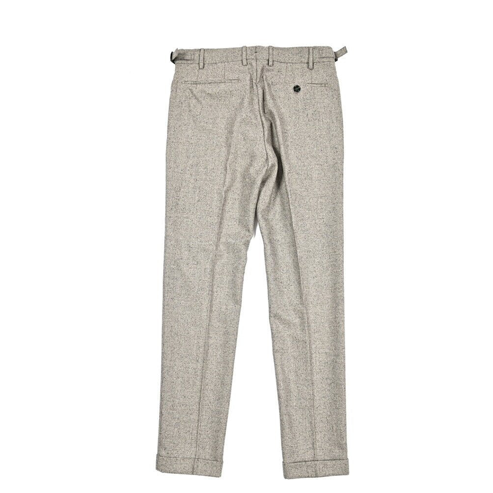 BERWICH “RETRO LONG” ストレッチウール ワンタックスラックス ベージュ(beige) 44 | GUARDAROBA MILANO OFFICIAL STORE