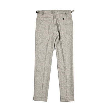 BERWICH “RETRO LONG” ストレッチウール ワンタックスラックス ベージュ(beige) 44 | GUARDAROBA MILANO OFFICIAL STORE