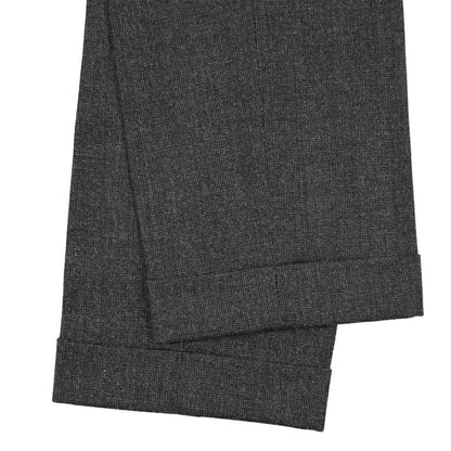 BERWICH “RETRO LONG” ウールサキソニー ワンタックスラックス グレー(dk grey) 46 | GUARDAROBA MILANO OFFICIAL STORE