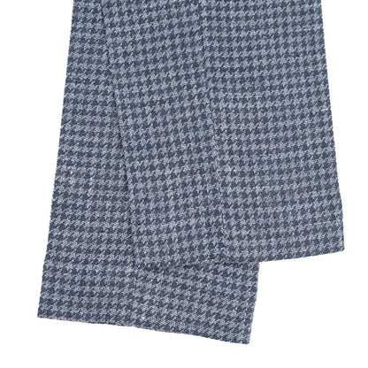 BERWICH “RETRO LONG” コットン混リネン ワンタックパンツ ネイビー(blue) 46 | GUARDAROBA MILANO OFFICIAL STORE