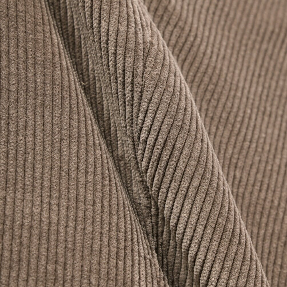 BERWICH “RETRO LONG - GD” ストレッチコットン 中畝コーデュロイワンタックパンツ ブラウン(mandorlo4627) 44 | GUARDAROBA MILANO OFFICIAL STORE