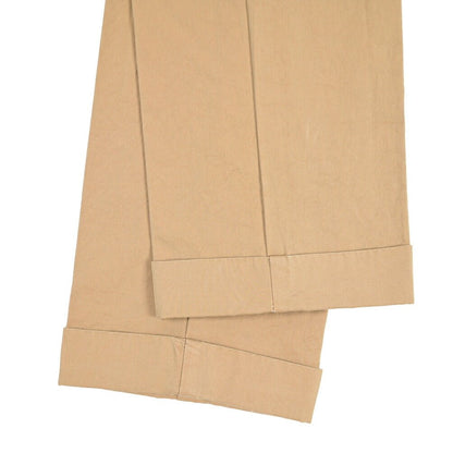 BERWICH “RETRO THECA 1P” コットン100% ワンタックチノパンツ (ソラーロ) ベージュ(khaki) 48 | GUARDAROBA MILANO OFFICIAL STORE