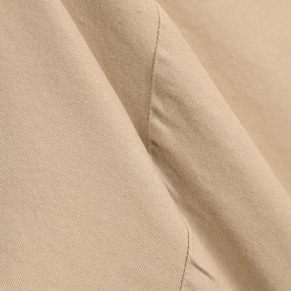 BERWICH “RETRO THECA 1P” ストレッチコットン ワンタックチノパンツ ベージュ(sabbia199) 48 | GUARDAROBA MILANO OFFICIAL STORE