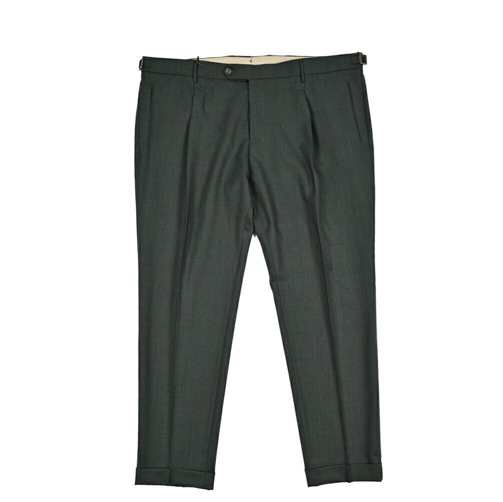 BERWICH RETROLONG トロピカルウール100% ワンタックスラックス｜422130｜GUARDAROBA MILANO OFFICIAL STORE