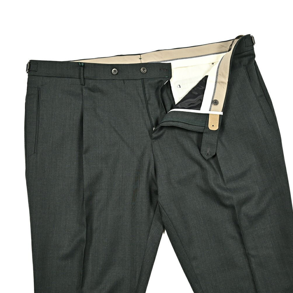 BERWICH RETROLONG トロピカルウール100% ワンタックスラックス｜422130｜GUARDAROBA MILANO OFFICIAL STORE