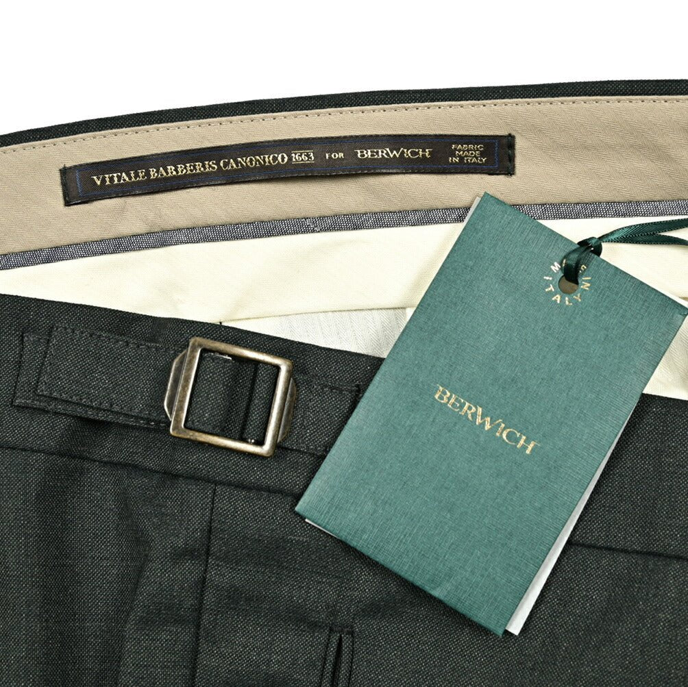 BERWICH RETROLONG トロピカルウール100% ワンタックスラックス｜422130｜GUARDAROBA MILANO OFFICIAL STORE