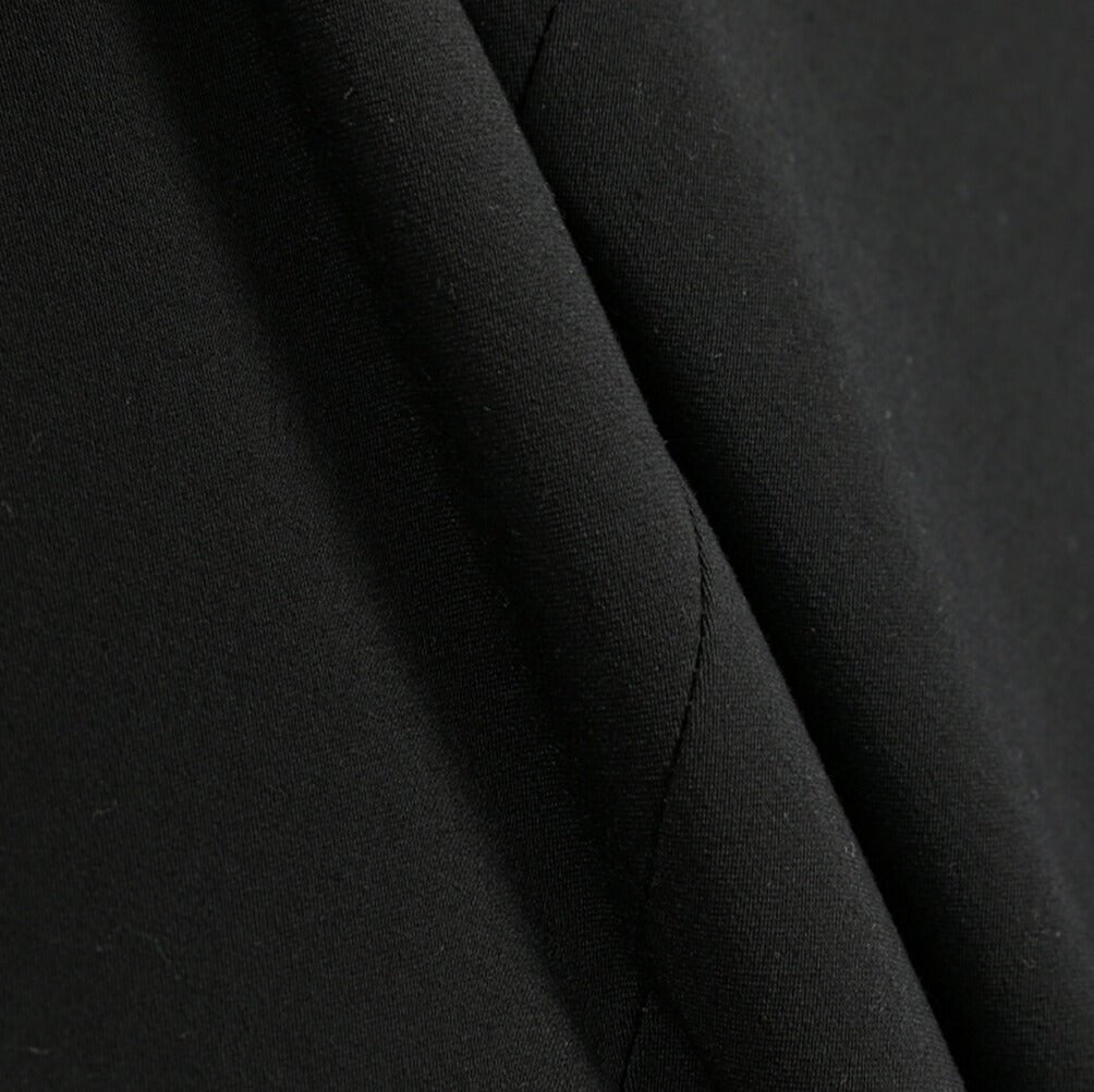 BERWICH "SC SLIM" ビスコース混 ノータックストレッチパンツ ブラック(black) 46 | GUARDAROBA MILANO OFFICIAL STORE
