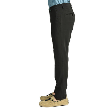 BERWICH "SC SLIM" ビスコース混 ノータックストレッチパンツ ブラック(black) 46 | GUARDAROBA MILANO OFFICIAL STORE