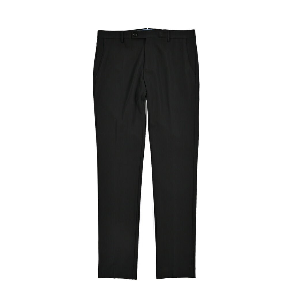 BERWICH "SC SLIM" ビスコース混 ノータックストレッチパンツ ブラック(black) 46 | GUARDAROBA MILANO OFFICIAL STORE