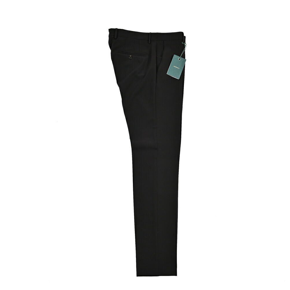BERWICH "SC SLIM" ポリエステル混 ノータックストレッチパンツ ブラック(black) 46 | GUARDAROBA MILANO OFFICIAL STORE