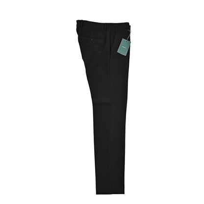 BERWICH "SC SLIM" ポリエステル混 ノータックストレッチパンツ ブラック(black) 46 | GUARDAROBA MILANO OFFICIAL STORE