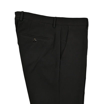 BERWICH "SC SLIM" ポリエステル混 ノータックストレッチパンツ ブラック(black) 46 | GUARDAROBA MILANO OFFICIAL STORE