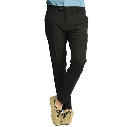 BERWICH "SC SLIM" ポリエステル混 ノータックストレッチパンツ ブラック(black) 46 | GUARDAROBA MILANO OFFICIAL STORE