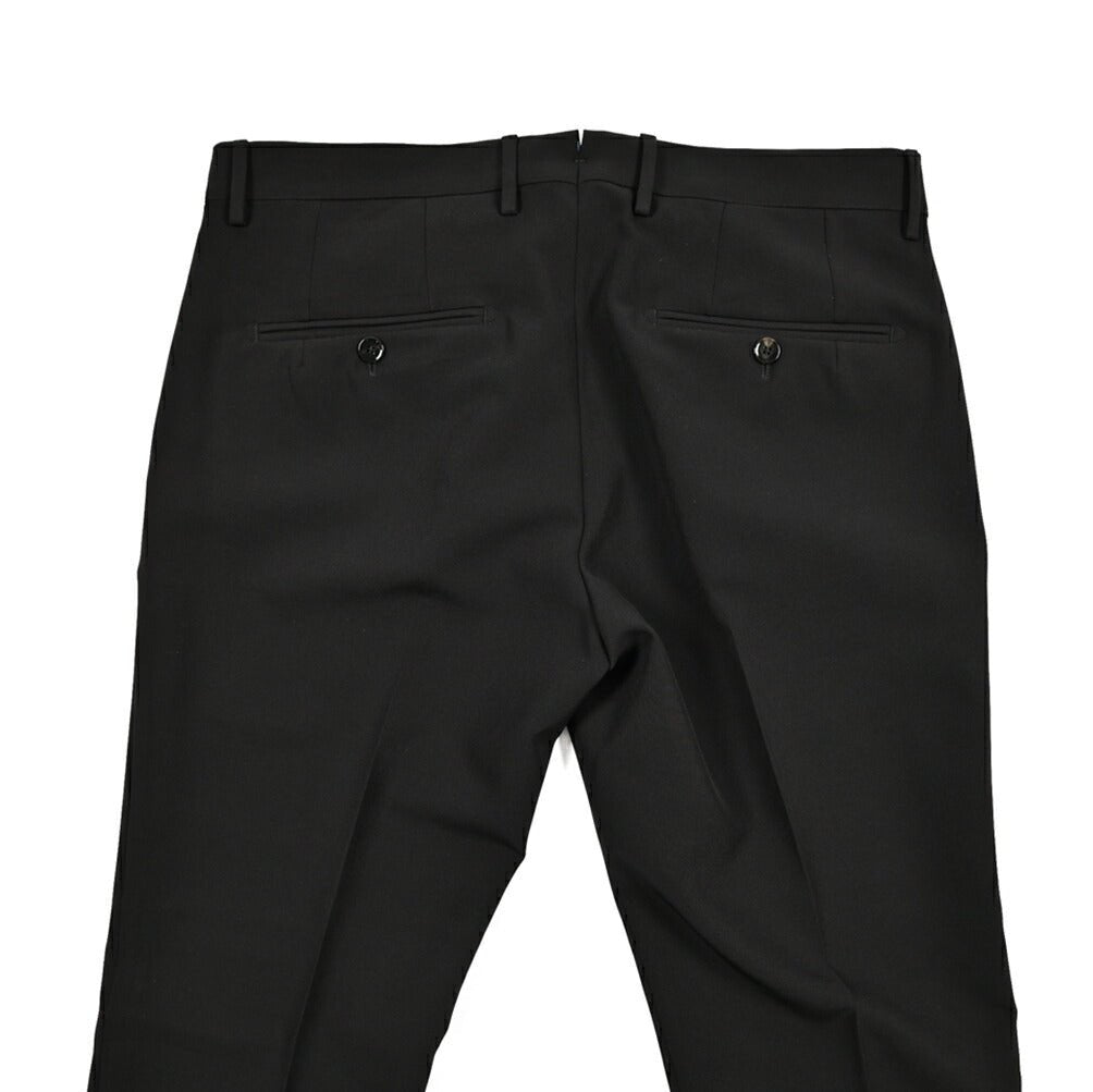 BERWICH "SC SLIM" ポリエステル混 ノータックストレッチパンツ ブラック(black) 46 | GUARDAROBA MILANO OFFICIAL STORE