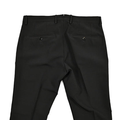 BERWICH "SC SLIM" ポリエステル混 ノータックストレッチパンツ ブラック(black) 46 | GUARDAROBA MILANO OFFICIAL STORE