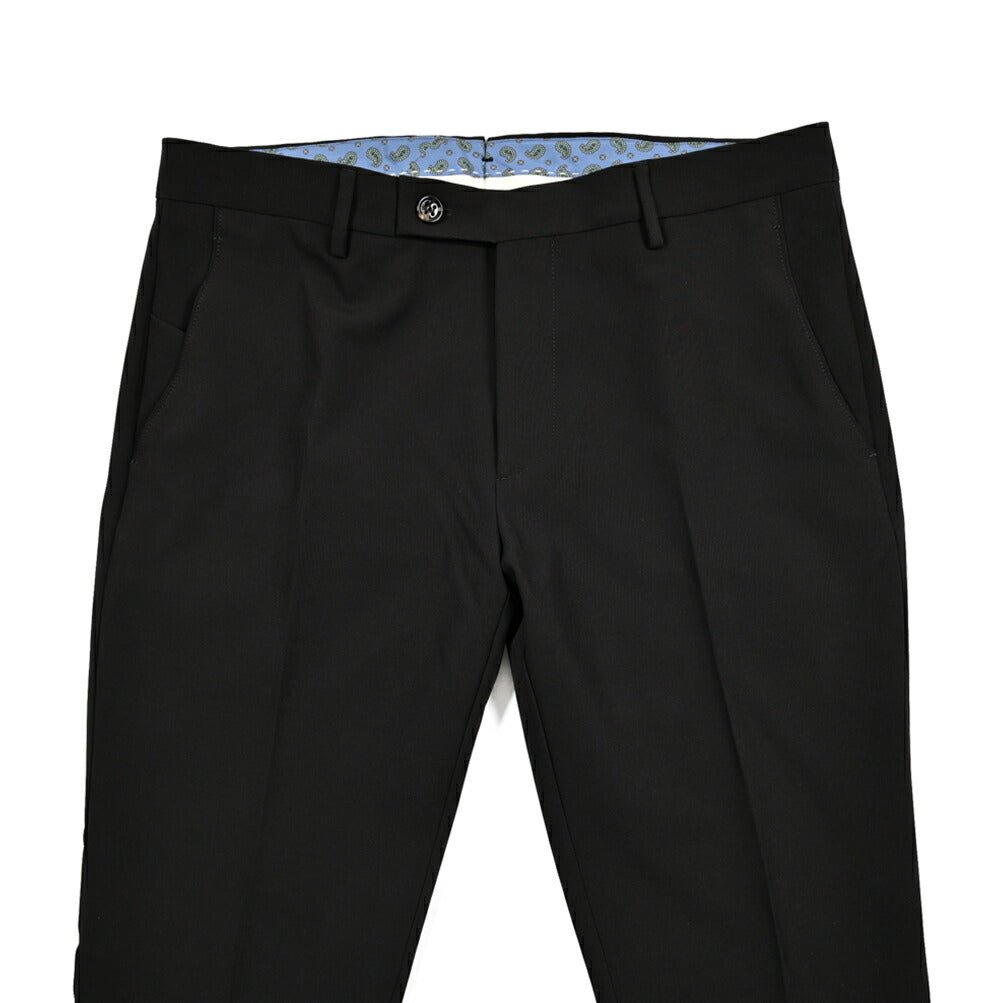 BERWICH "SC SLIM" ポリエステル混 ノータックストレッチパンツ ブラック(black) 46 | GUARDAROBA MILANO OFFICIAL STORE