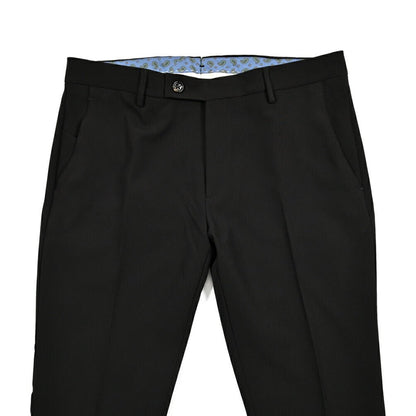 BERWICH "SC SLIM" ポリエステル混 ノータックストレッチパンツ ブラック(black) 46 | GUARDAROBA MILANO OFFICIAL STORE