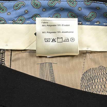 BERWICH "SC SLIM" ポリエステル混 ノータックストレッチパンツ ブラック(black) 46 | GUARDAROBA MILANO OFFICIAL STORE
