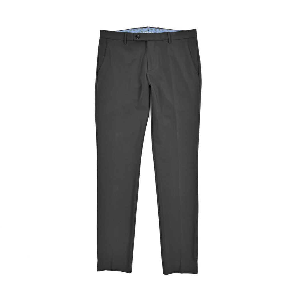 BERWICH "SC SLIM" ビスコース混 ノータックストレッチパンツ グレー(grey) 46 | GUARDAROBA MILANO OFFICIAL STORE
