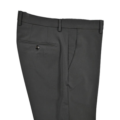 BERWICH "SC SLIM" ビスコース混 ノータックストレッチパンツ グレー(grey) 46 | GUARDAROBA MILANO OFFICIAL STORE