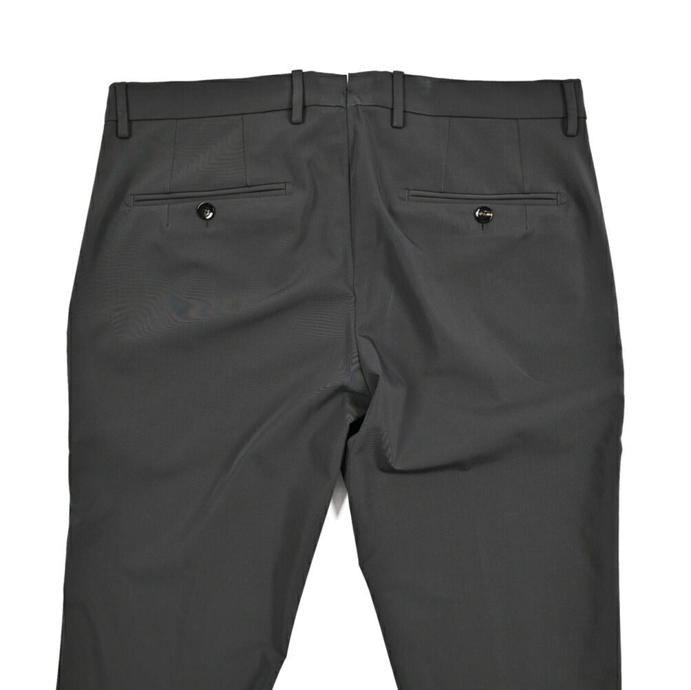BERWICH "SC SLIM" ビスコース混 ノータックストレッチパンツ グレー(grey) 46 | GUARDAROBA MILANO OFFICIAL STORE