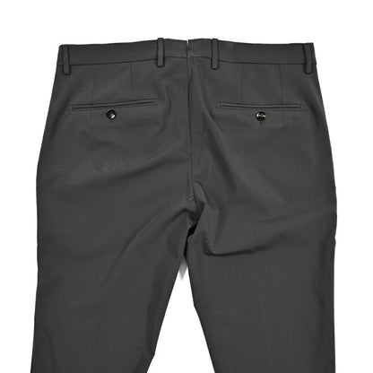 BERWICH "SC SLIM" ビスコース混 ノータックストレッチパンツ グレー(grey) 46 | GUARDAROBA MILANO OFFICIAL STORE