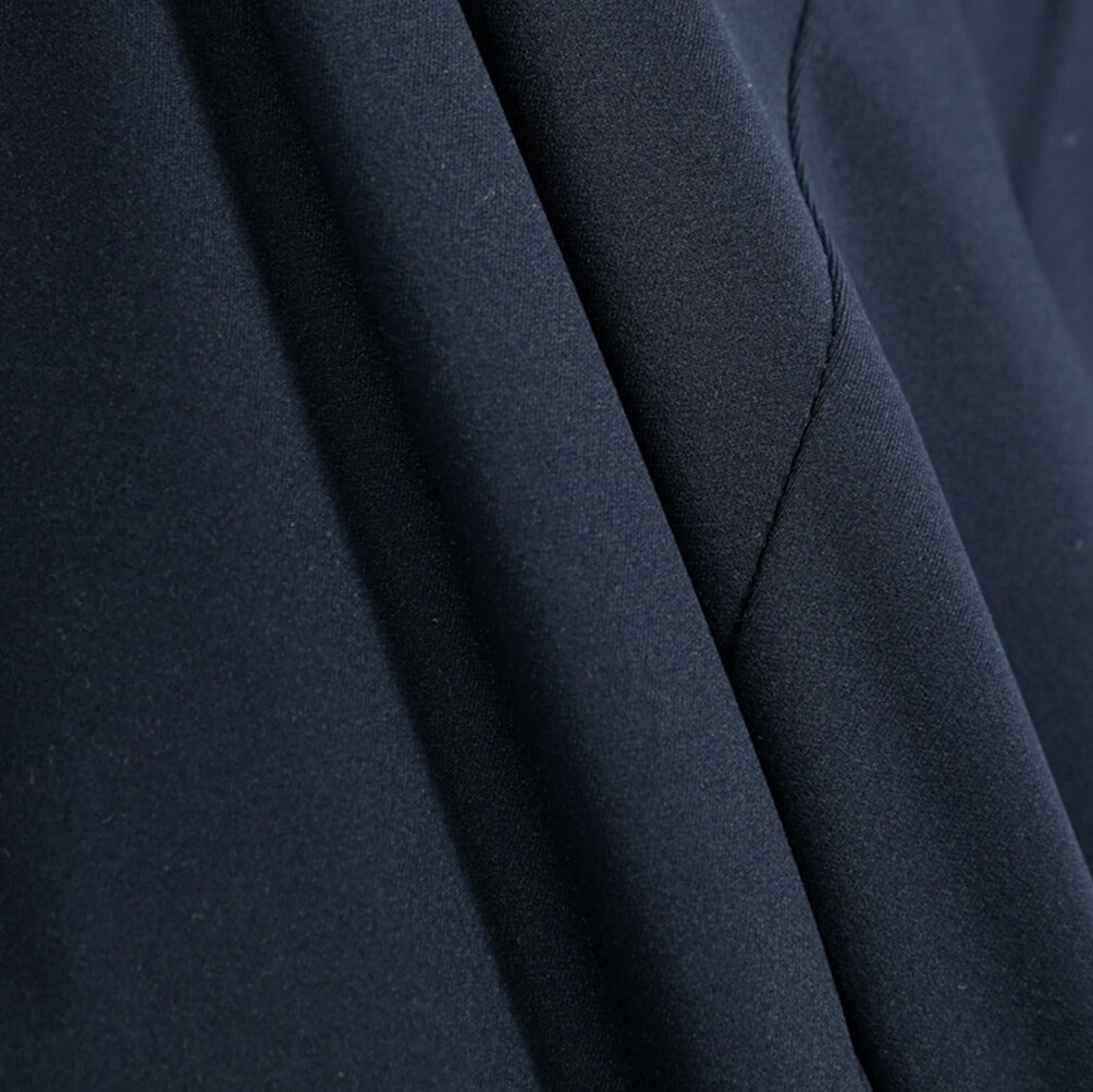 BERWICH "SC SLIM" ストレッチナイロン ノータックパンツ ネイビー(navy) 48 | GUARDAROBA MILANO OFFICIAL STORE