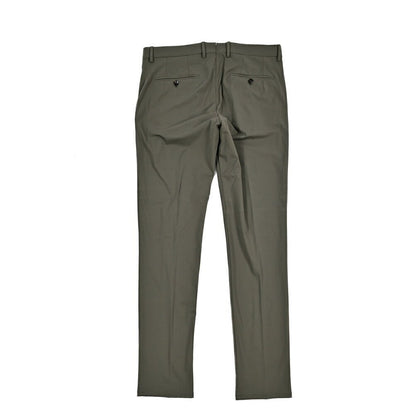 BERWICH "SC SLIM" ストレッチナイロン ノータックパンツ カーキグリーン(army) 46 | GUARDAROBA MILANO OFFICIAL STORE