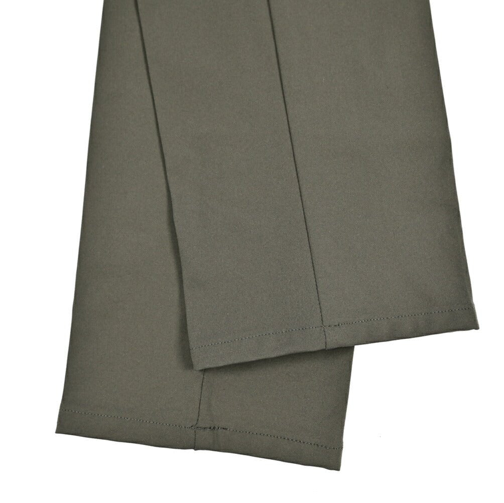 BERWICH "SC SLIM" ストレッチナイロン ノータックパンツ カーキグリーン(army) 46 | GUARDAROBA MILANO OFFICIAL STORE