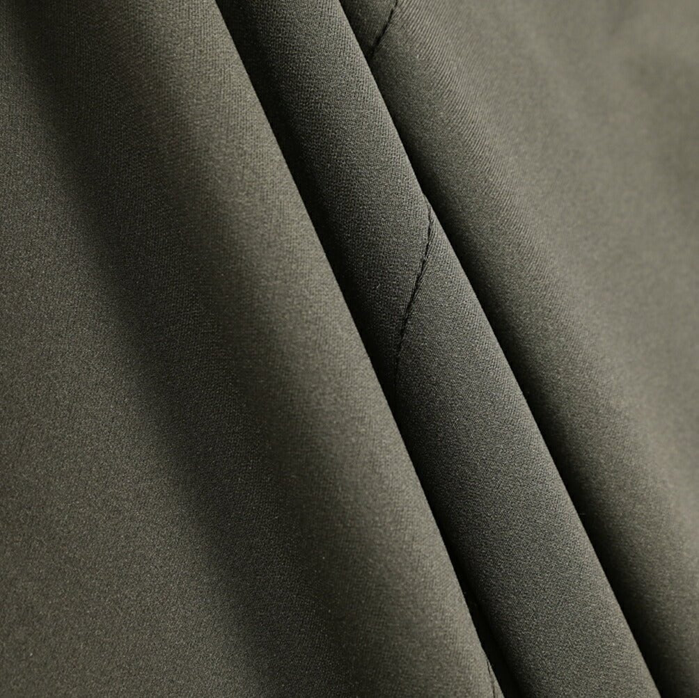 BERWICH "SC SLIM" ストレッチナイロン ノータックパンツ カーキグリーン(army) 46 | GUARDAROBA MILANO OFFICIAL STORE