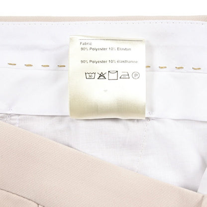 BERWICH "SC SLIM" スラックス ノータック パンツ ポリエステル ストレッチ オフホワイト(cream) 46 | GUARDAROBA MILANO OFFICIAL STORE