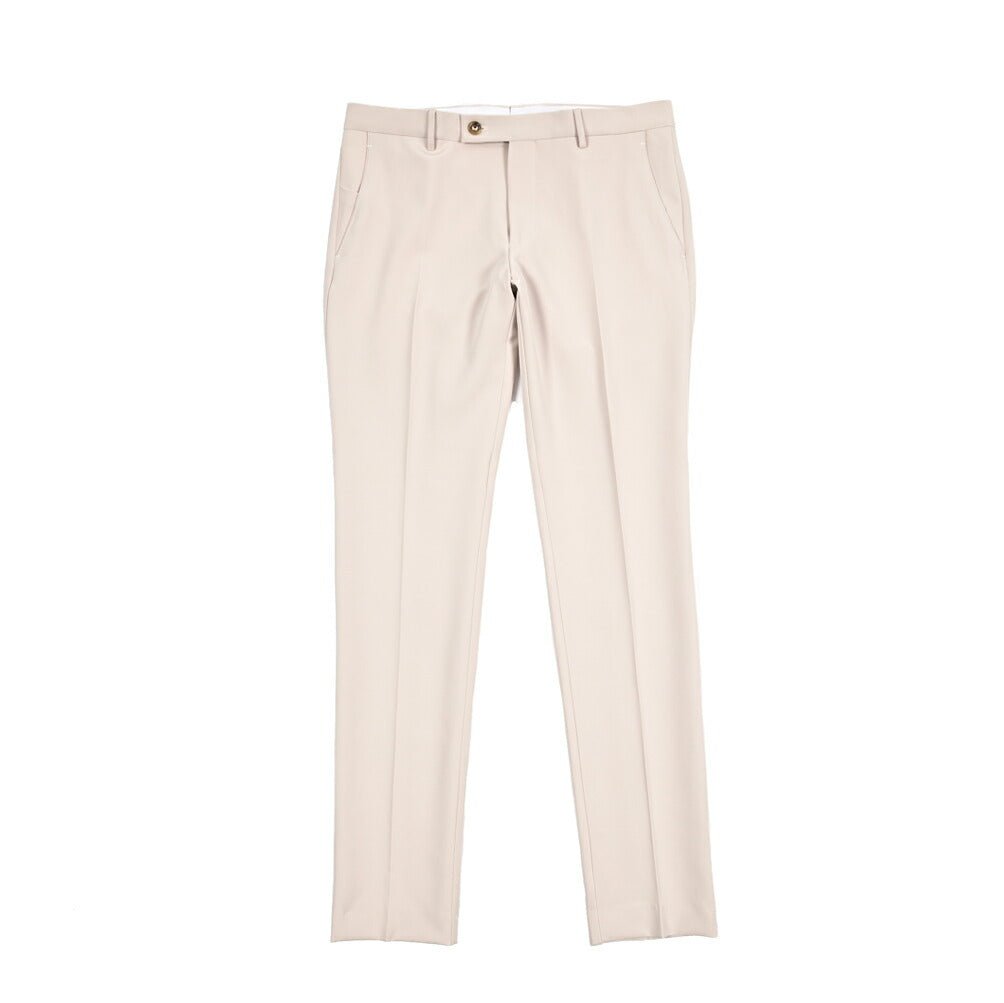 BERWICH "SC SLIM" スラックス ノータック パンツ ポリエステル ストレッチ オフホワイト(cream) 46 | GUARDAROBA MILANO OFFICIAL STORE