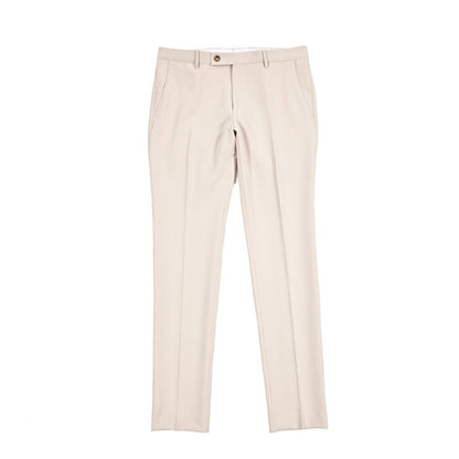 BERWICH "SC SLIM" スラックス ノータック パンツ ポリエステル ストレッチ オフホワイト(cream) 46 | GUARDAROBA MILANO OFFICIAL STORE