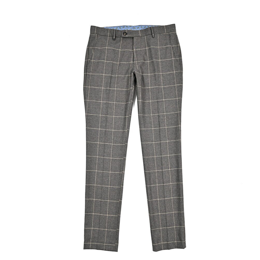 BERWICH “SC SLIM” ストレッチコットン ノータックパンツ グレー(grey) 46 | GUARDAROBA MILANO OFFICIAL STORE