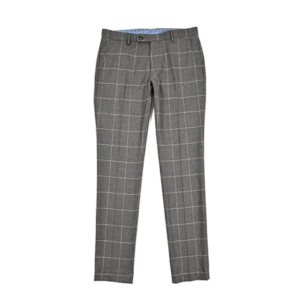 BERWICH “SC SLIM” ストレッチコットン ノータックパンツ グレー(grey) 46 | GUARDAROBA MILANO OFFICIAL STORE