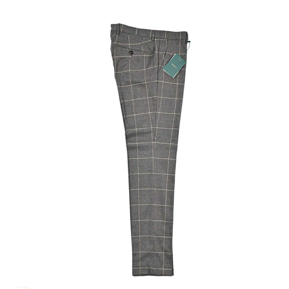 BERWICH “SC SLIM” ストレッチコットン ノータックパンツ グレー(grey) 46 | GUARDAROBA MILANO OFFICIAL STORE