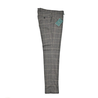 BERWICH “SC SLIM” ストレッチコットン ノータックパンツ グレー(grey) 46 | GUARDAROBA MILANO OFFICIAL STORE