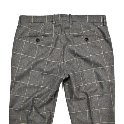 BERWICH “SC SLIM” ストレッチコットン ノータックパンツ グレー(grey) 46 | GUARDAROBA MILANO OFFICIAL STORE