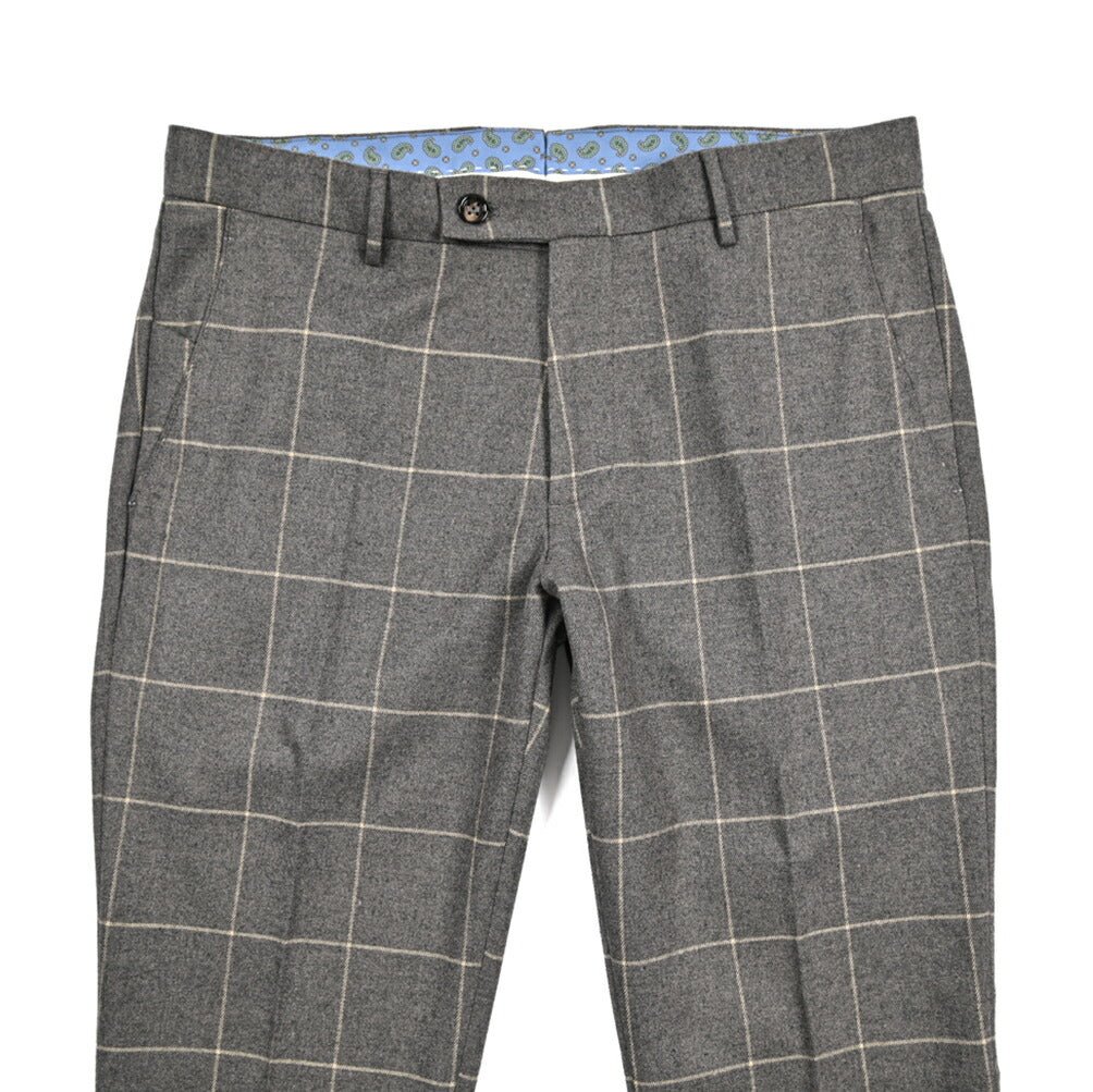 BERWICH “SC SLIM” ストレッチコットン ノータックパンツ グレー(grey) 46 | GUARDAROBA MILANO OFFICIAL STORE