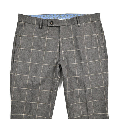 BERWICH “SC SLIM” ストレッチコットン ノータックパンツ グレー(grey) 46 | GUARDAROBA MILANO OFFICIAL STORE