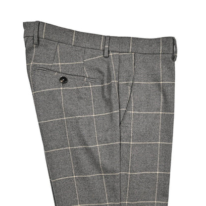 BERWICH “SC SLIM” ストレッチコットン ノータックパンツ グレー(grey) 46 | GUARDAROBA MILANO OFFICIAL STORE
